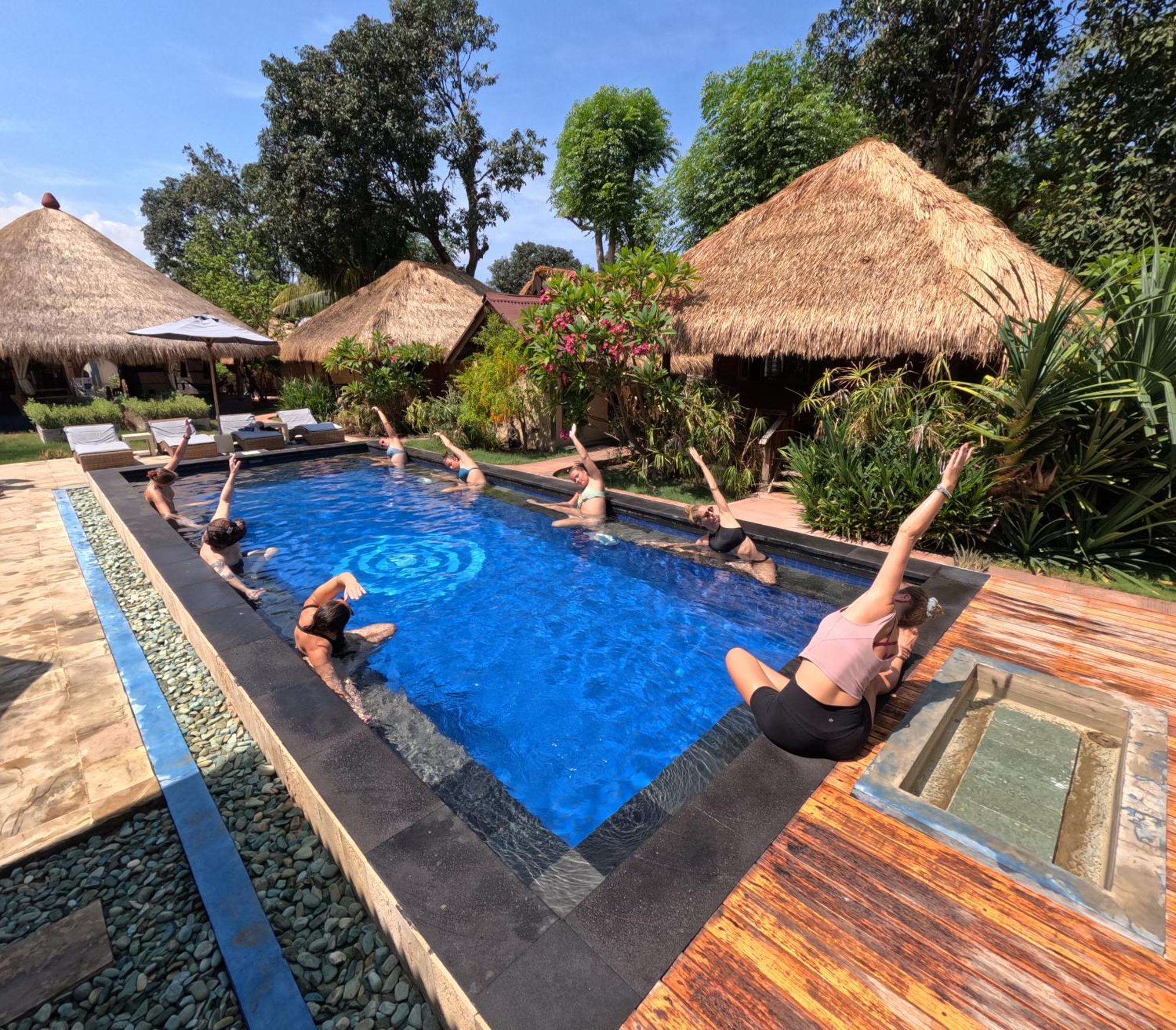 H2O Peaceful Yoga Resort Gili Air Exterior foto
